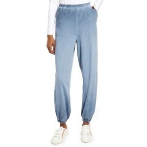 Treasure & Bond Oil Wash Navy Blazer Jogger Pants